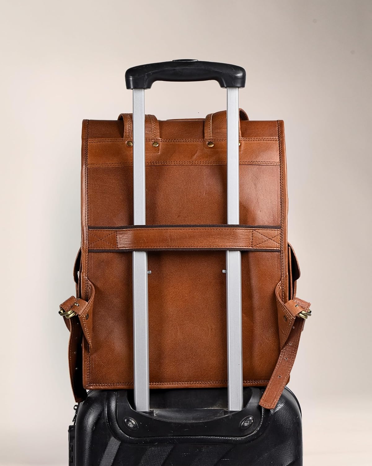 Vintage Leather Backpack Rucksack - Tampa Home & Garden Store