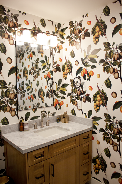 Vintage Orchard Wallpaper, white - Tampa Home & Garden Store