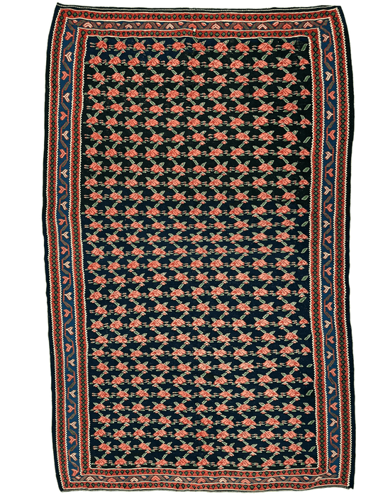 Vintage Persian Senneh Kilim 4’4” x 7’ - Tampa Home & Garden Store