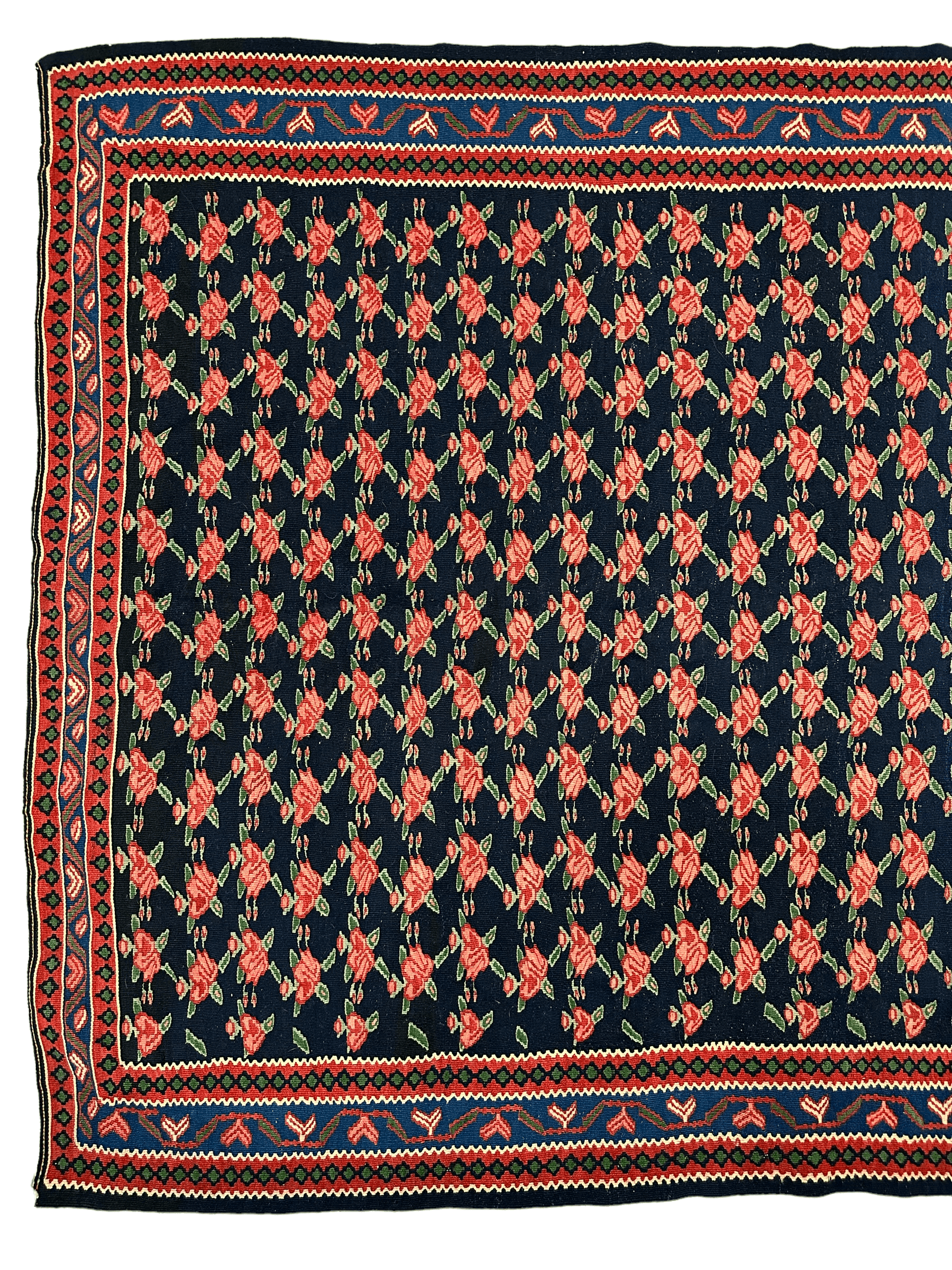 Vintage Persian Senneh Kilim 4’4” x 7’ - Tampa Home & Garden Store