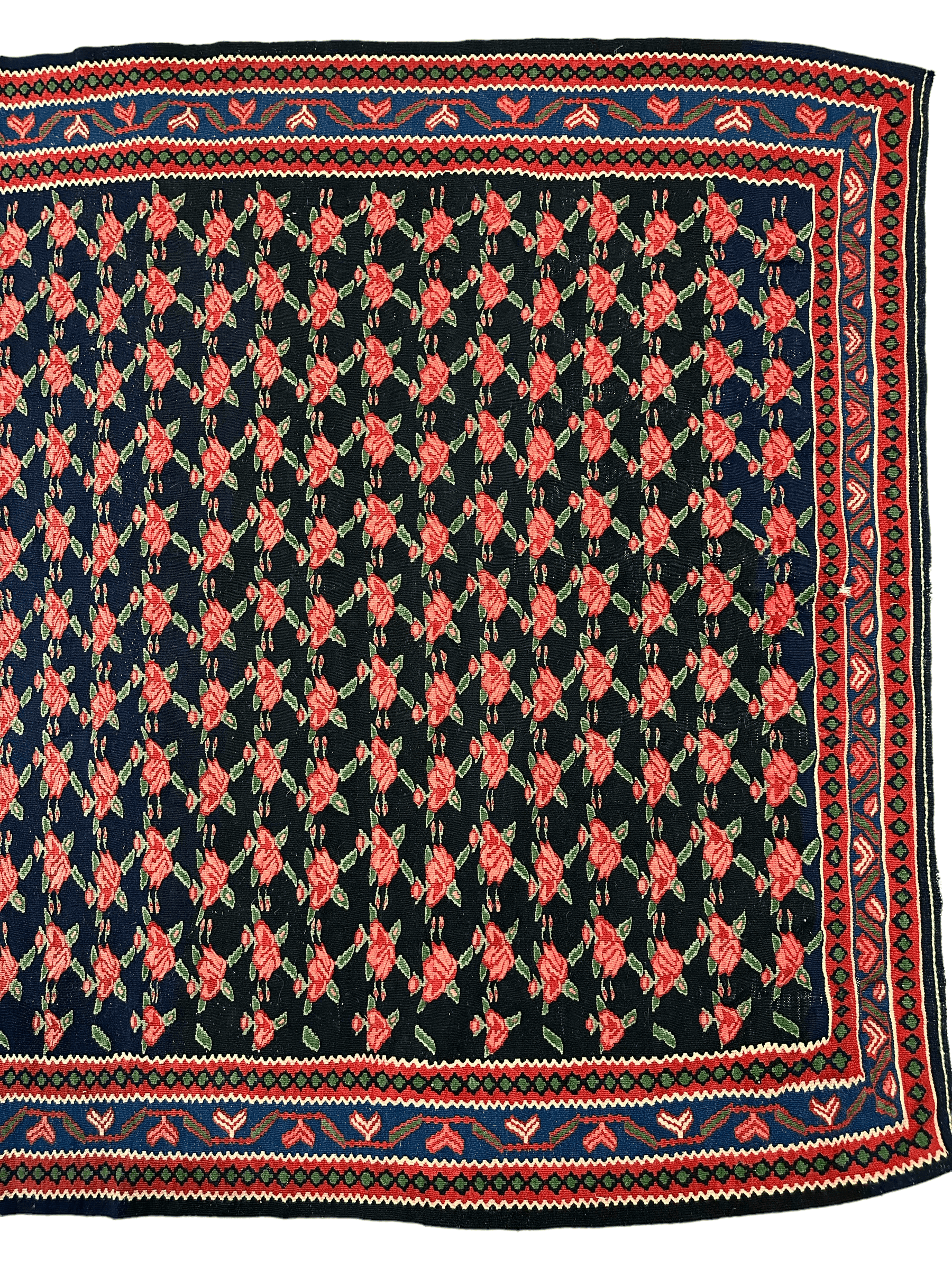 Vintage Persian Senneh Kilim 4’4” x 7’ - Tampa Home & Garden Store