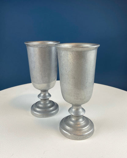 Vintage Pewter Goblet. Tavern RWP USA Barware.  Wilton Collection Wine / Water Goblet. - Tampa Home & Garden Store