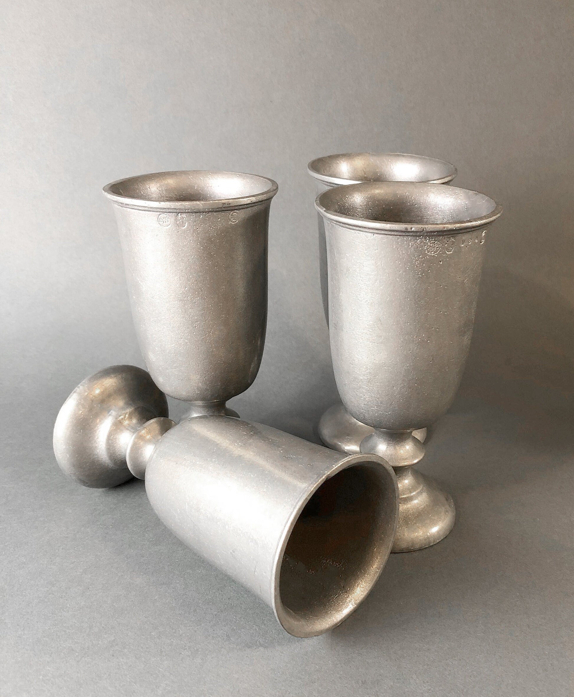 Vintage Pewter Goblet. Tavern RWP USA Barware.  Wilton Collection Wine / Water Goblet. - Tampa Home & Garden Store