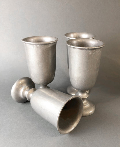 Vintage Pewter Goblet. Tavern RWP USA Barware.  Wilton Collection Wine / Water Goblet. - Tampa Home & Garden Store