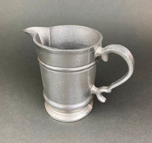 Vintage Pewter Pitcher. Small Collectible Pitcher. Home or Restaurant Decor.  Film or Food Styling Prop. - Tampa Home & Garden Store