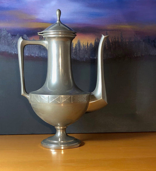 Vintage Pewter Tea or Coffee Pot. - Tampa Home & Garden Store