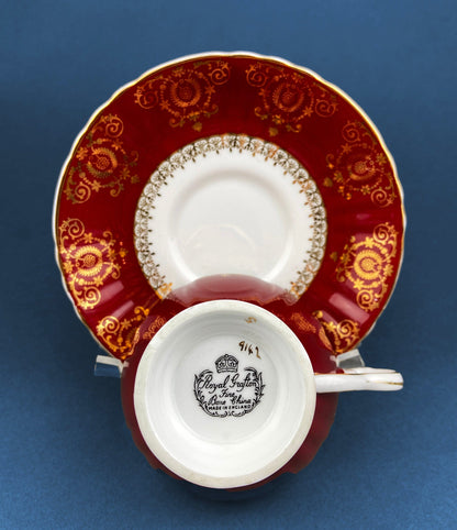 Vintage Teacup, Coffee Cup and Saucer.  Royal Grafton. Fine Bone China Made in England. - Tampa Home & Garden Store