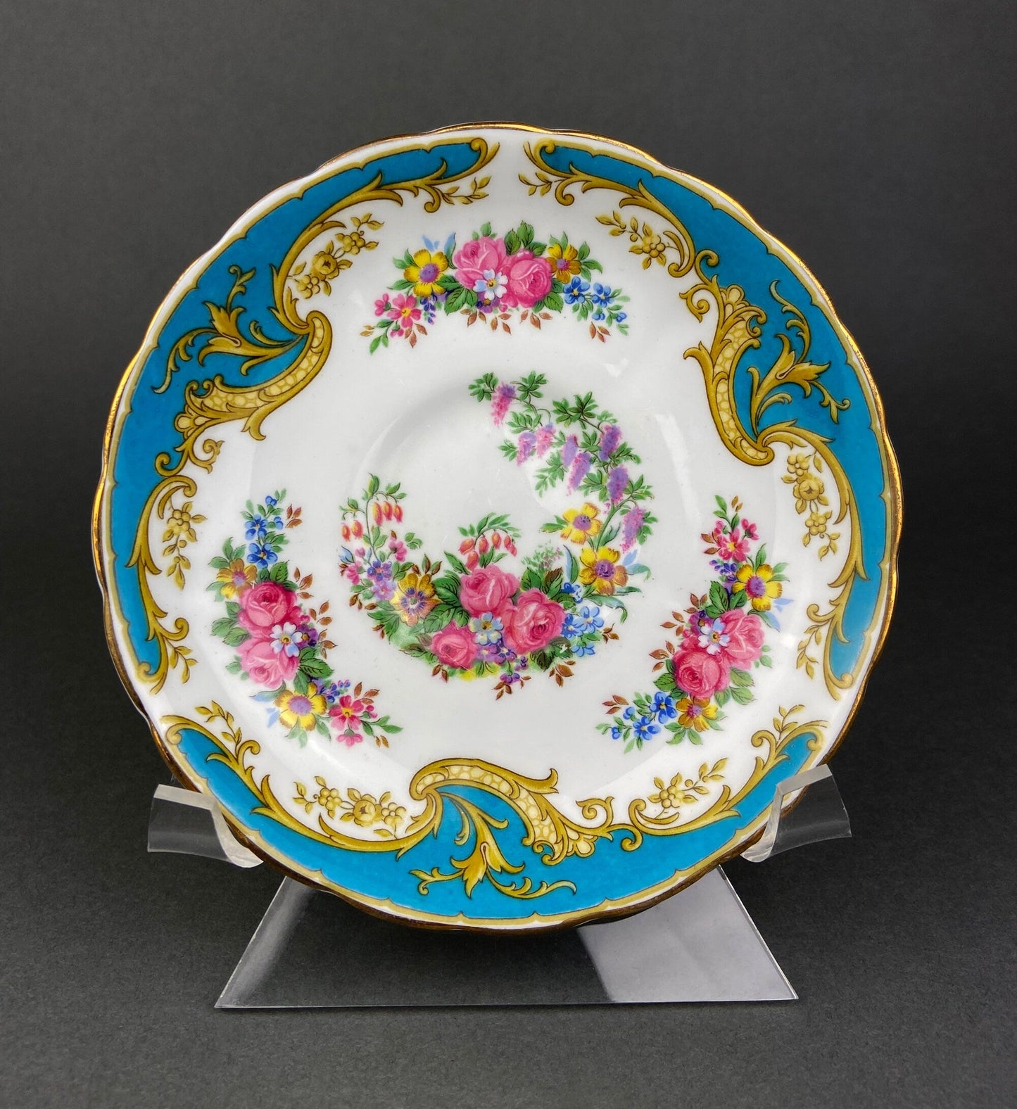 Vintage Tuscan Naples Tea Cup and Saucer. Fine English Bone China. Made in England. - Tampa Home & Garden Store