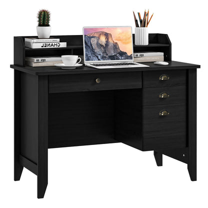 Computer Desk PC Laptop and Writing Table Workstation -Black