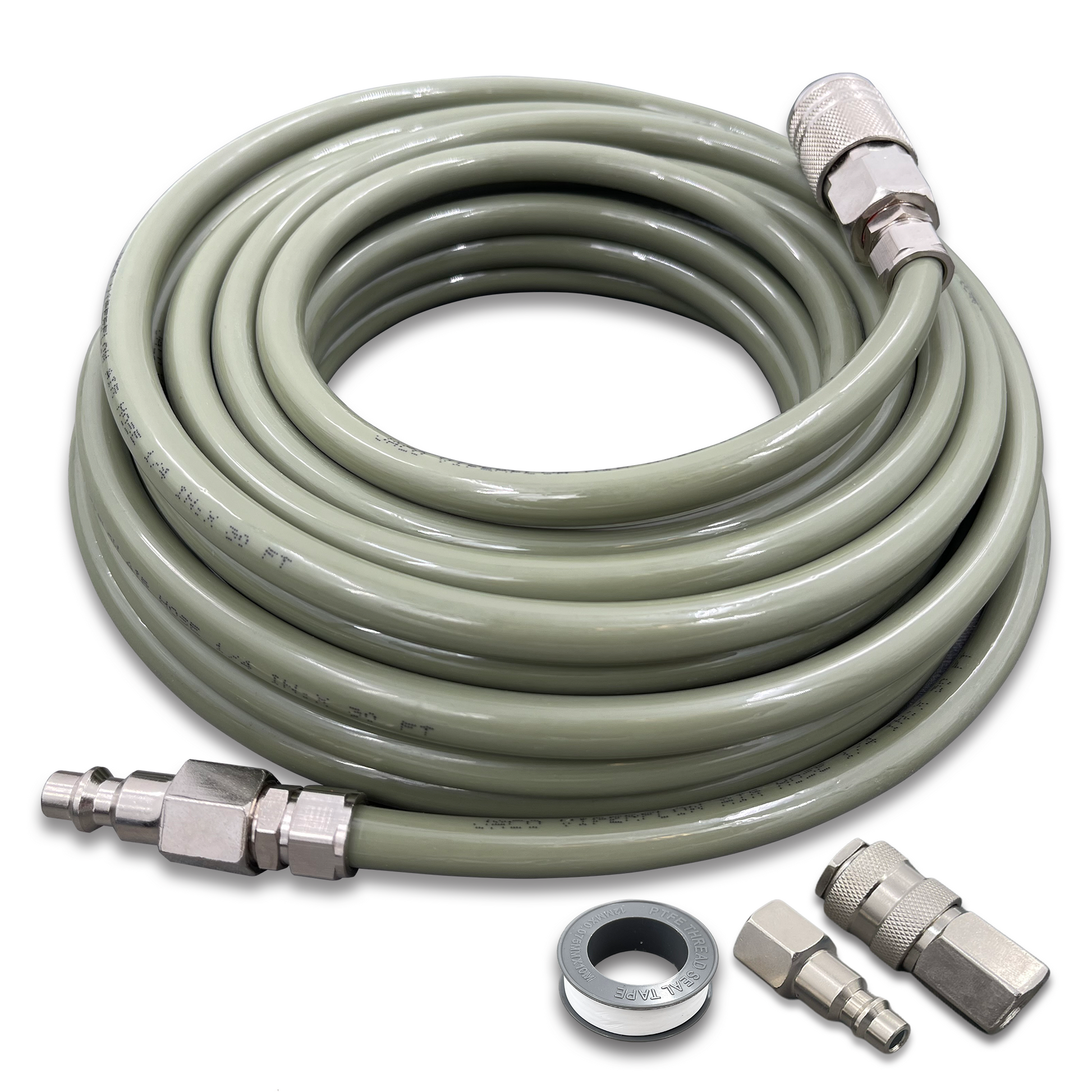 ViperFlow Poly Air Hose Kit - 1/4" x 30 ft. - Tampa Home & Garden Store