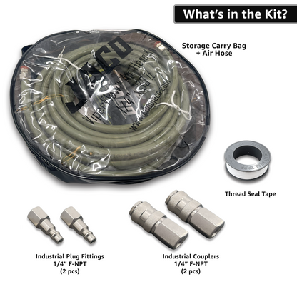 ViperFlow Poly Air Hose Kit - 1/4" x 30 ft. - Tampa Home & Garden Store