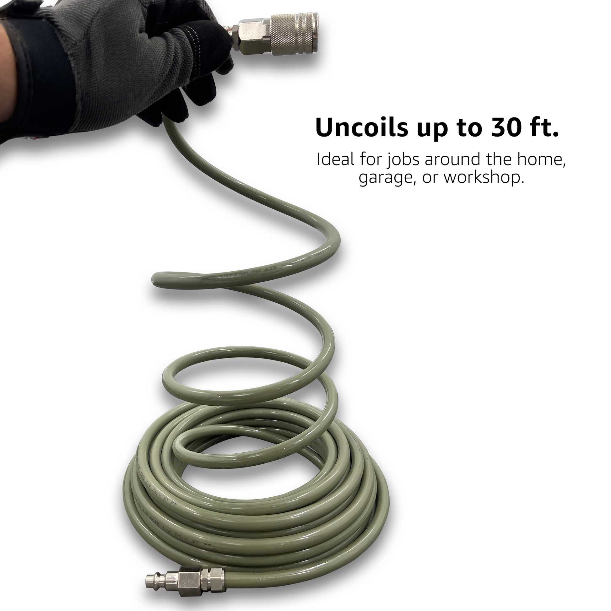 ViperFlow Poly Air Hose Kit - 1/4" x 30 ft. - Tampa Home & Garden Store
