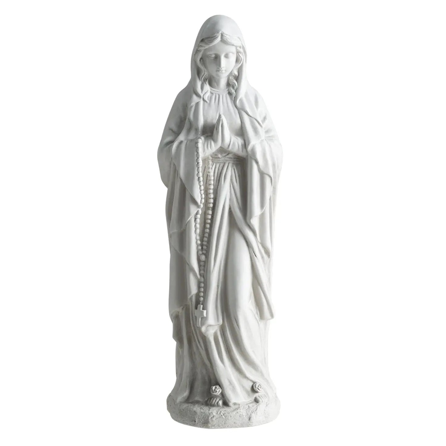 Virgin Mary Statue and Outdoor Sculpture