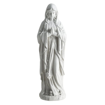 Virgin Mary Statue and Outdoor Sculpture