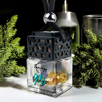 Virgo Zodiac Crystal-Enhanced Oil Diffuser, Car Air Freshener, 8ml - Tampa Home & Garden Store