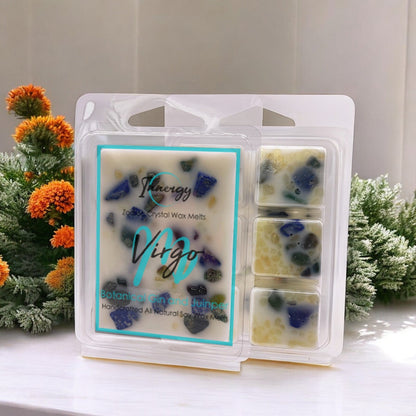 Virgo Zodiac Crystal-Enhanced Premium Coconut-Soy Wax Melts - Tampa Home & Garden Store