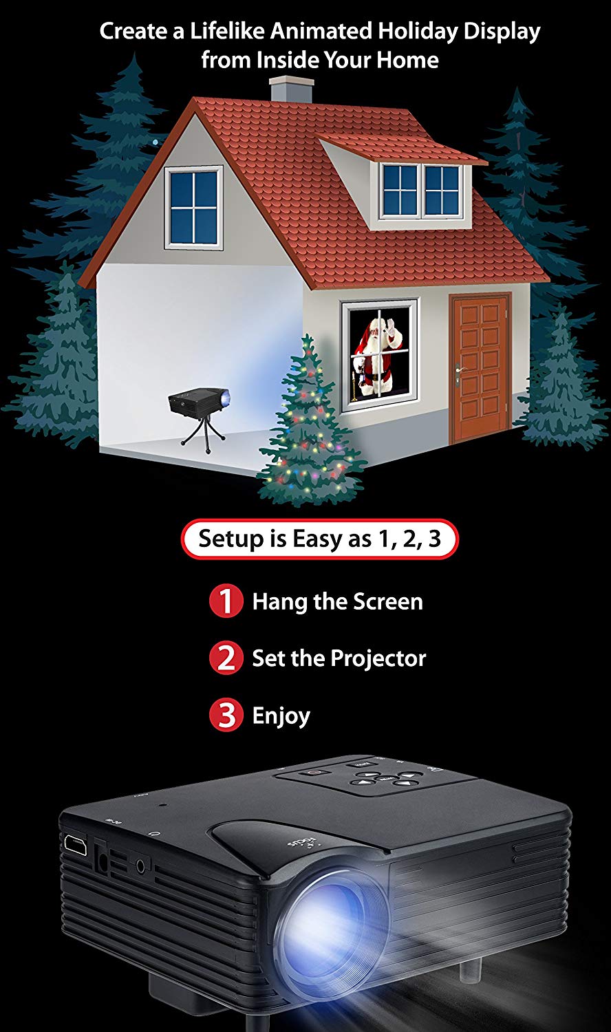 Virtual Holiday Projector - Tampa Home & Garden Store