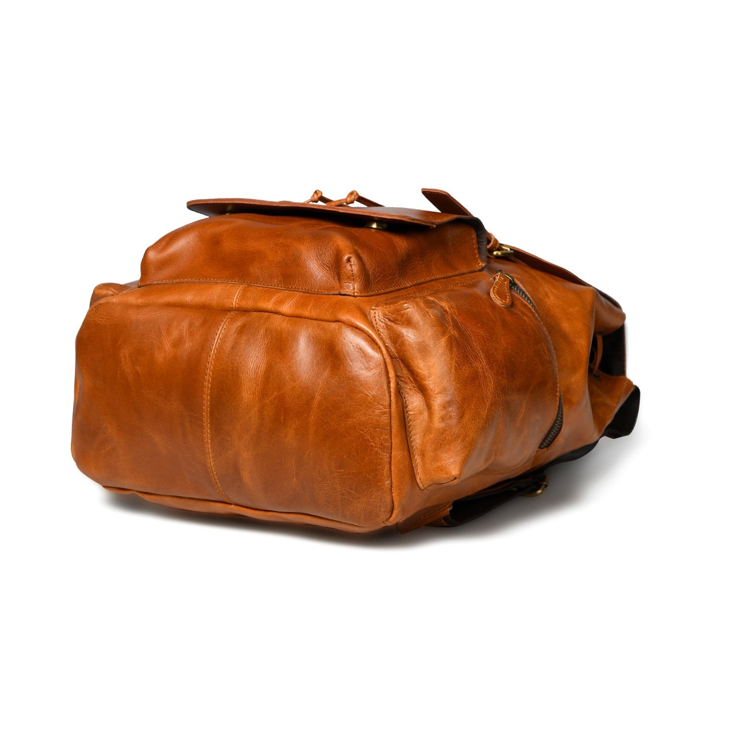 Vortex Leather Backpack: Tan Brown - Tampa Home & Garden Store