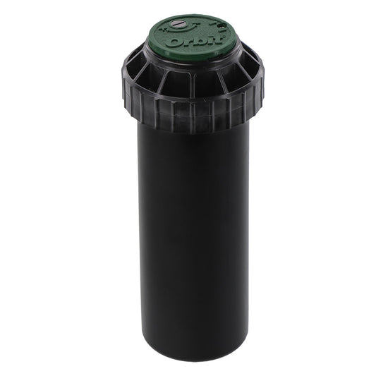 Orbit Voyager screw-top gear-drive rotor sprinkler black with green cap for irrigation on Tampa Home & Garden Store