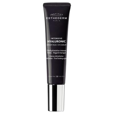 Face Serum Institut Esthederm Hyaluronic Eye Serum 15ml dark purple tube with silver cap on Tampa Home & Garden Store
