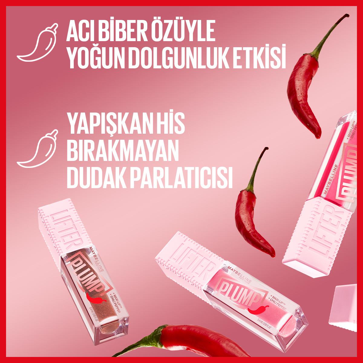 Lifter Plump Lip Gloss Blush Blaze tubes trio non-sticky long-lasting lip care by Maybelline on Tampa Home & Garden Store