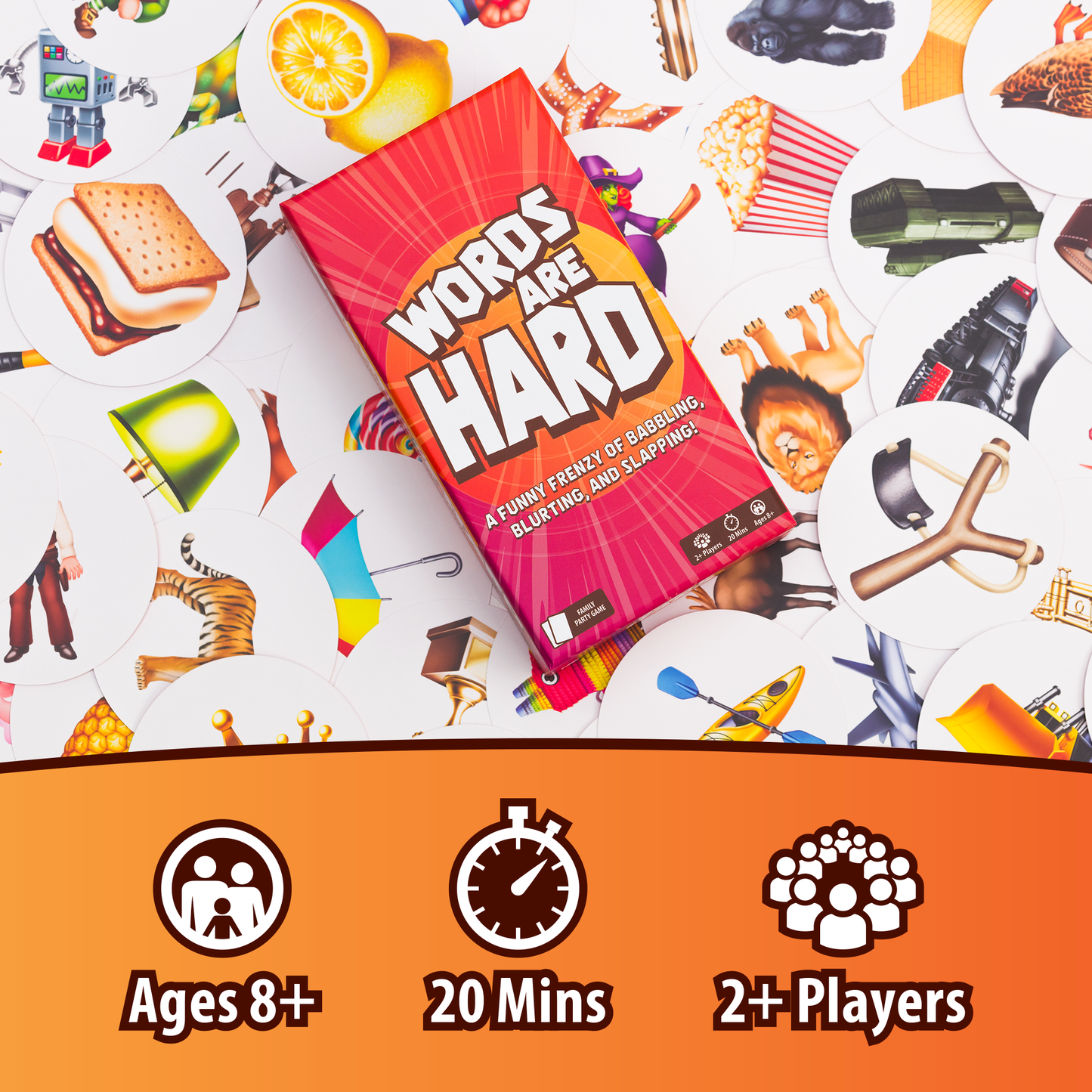 Words Are Hard Word Game For Party Night