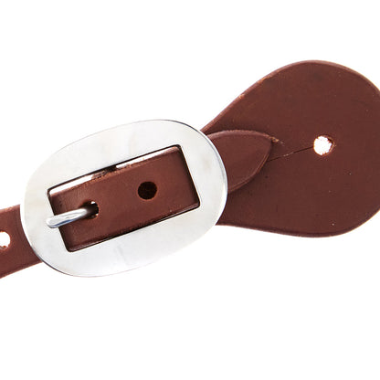 Mayatex WD-LYDWSSO Ladies Youth Spur Strap oiled dove leather with silver buckle on Tampa Home & Garden Store
