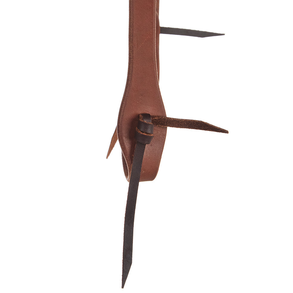 Headstall Mayatex WD-SLEHO-18 heavy oil harness leather with double flower buckle slit-ear on Tampa Home & Garden Store