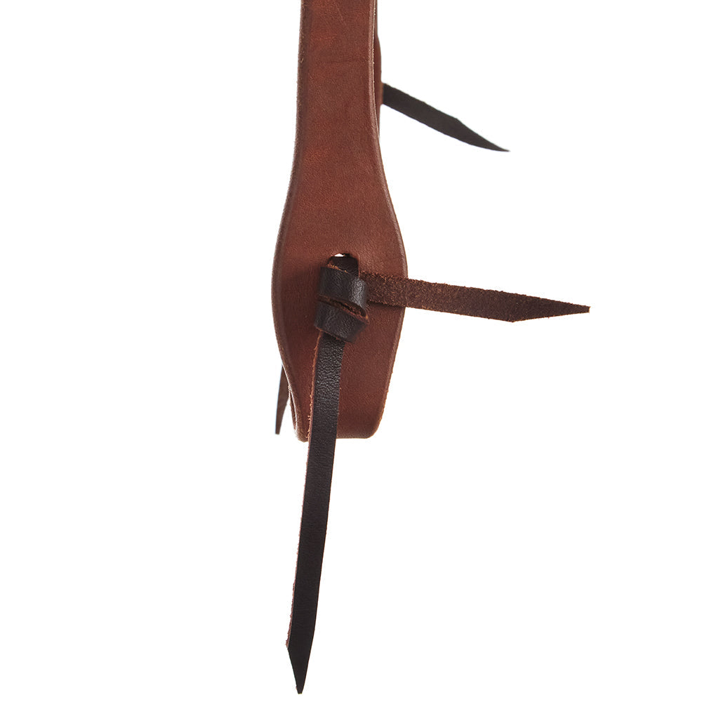 Headstall Mayatex WD-SLEHO-27 heavy oil harness leather, slit-ear, single buckle on Tampa Home & Garden Store