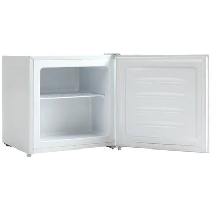 Mini congelador vertical compacto de encimera 1.1 pies cúbicos, blanco
