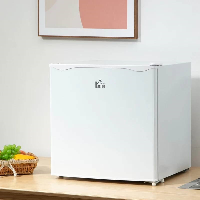 Mini congelador vertical compacto de encimera 1.1 pies cúbicos, blanco
