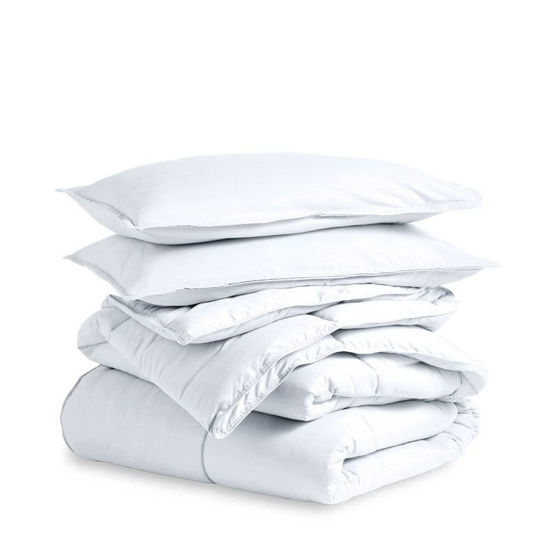 Queen size Super Soft Microfiber Down Alternative Comforter Set White by HomePacific on Tampa Home & Garden Store