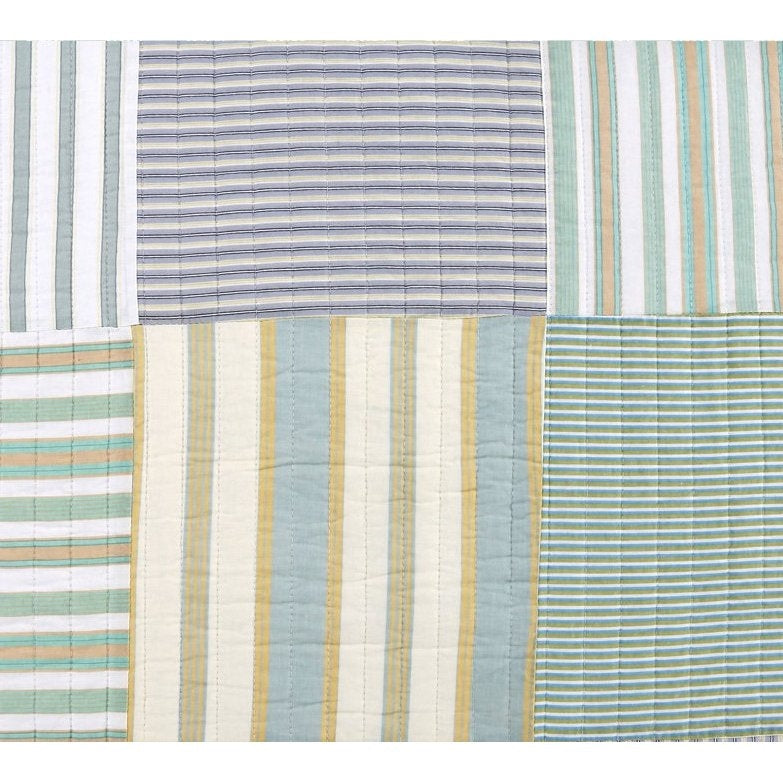 Juego de Colcha Reversible de Parches Suaves 100% Algodón Tamaño King