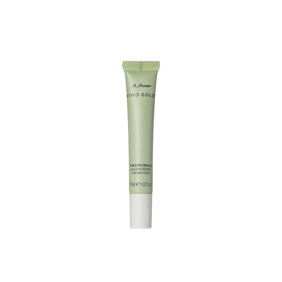 Eye cream M.Asam Anti-Aging Eye Cream with Hyaluronic Acid & Caffeine green tube with white cap on Tampa Home & Garden Store