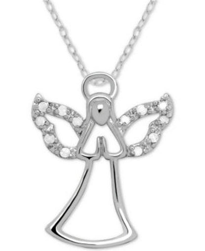 Sterling Silver Ruby And Sapphire Necklace