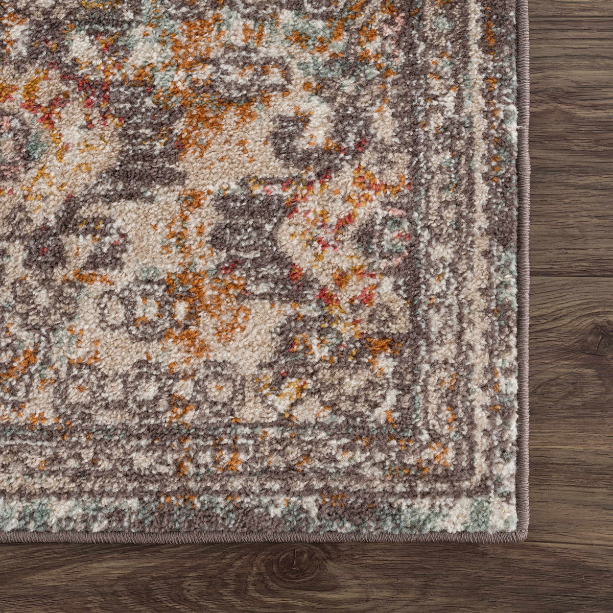 Woorabinda area rug multicolor shaggy pattern, Boutique Rugs clearance on Tampa Home & Garden Store