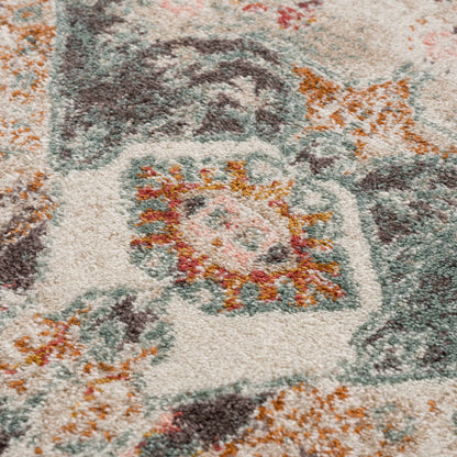 Rug Woorabinda Area Rug - Clearance, Boutique Rugs, multicolor cream teal rust on Tampa Home & Garden Store