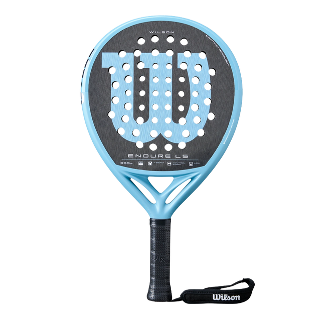 Wilson Endure LS V1 2026 padel racket in blue with black grip and Wilson logo on Tampa Home & Garden Store