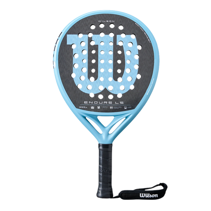 Wilson Endure LS V1 2026 padel racket in blue with black grip and Wilson logo on Tampa Home & Garden Store