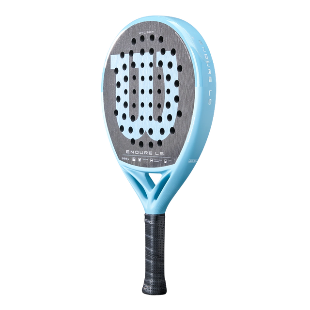 Padel racket Wilson Endure LS V1 2026, light blue frame with perforated face on Tampa Home & Garden Store