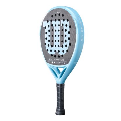 Padel racket Wilson Endure LS V1 2026, light blue frame with perforated face on Tampa Home & Garden Store