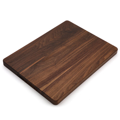 Cutting board 20x15 inches, thick flat-grain wood with rounded corners on Tampa Home & Garden Store