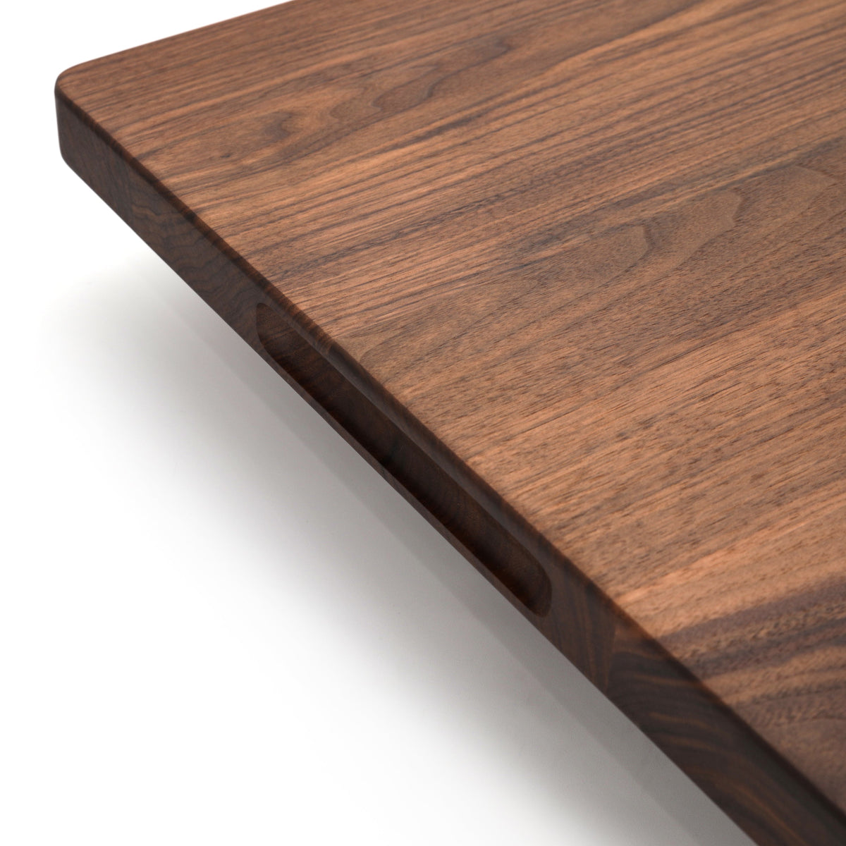 Cutting board 24x18 in thick flat grain, dark walnut finish by Refine Kitchenware on Tampa Home & Garden Store