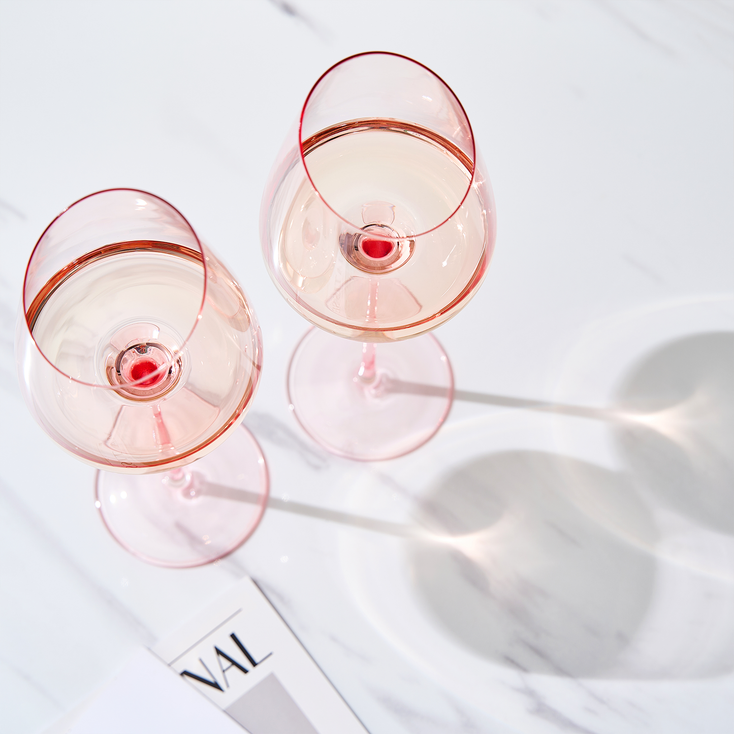 Colosseum Stemmed Wine Glasses Set of Two