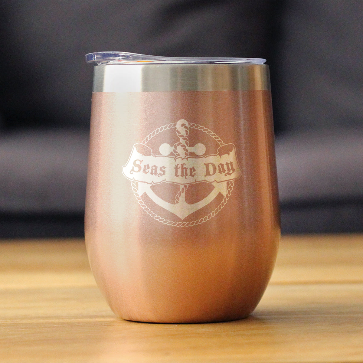 Seas the Day - Wine Tumbler