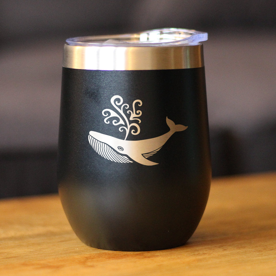 Whale - Wine Tumbler