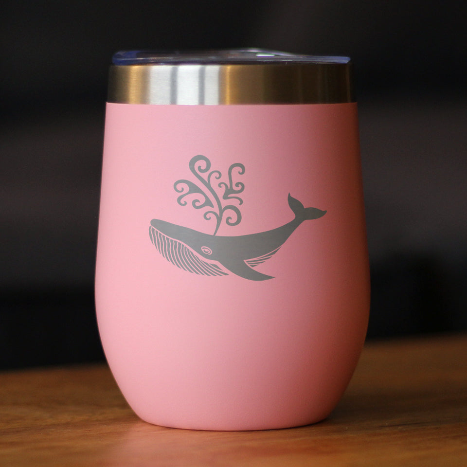 Whale - Wine Tumbler