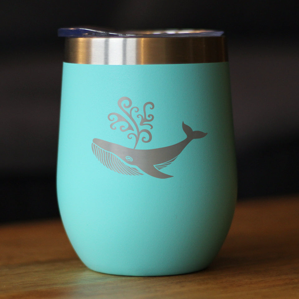 Whale - Wine Tumbler