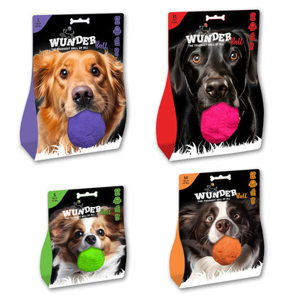 WUNDERball Fetch Toy Natural Rubber Ball For Dogs