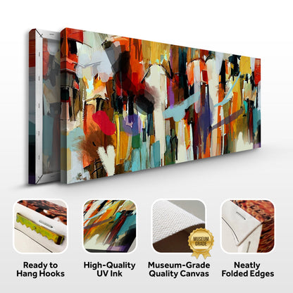 Canvas Print: Resonant Hues crafting canvas by Tailored Canvases; vibrant multicolor composition on Tampa Home & Garden Store